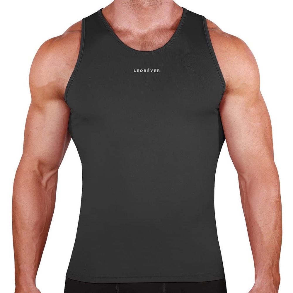 LEORÊVER Men's Compression Tank Top size XS
